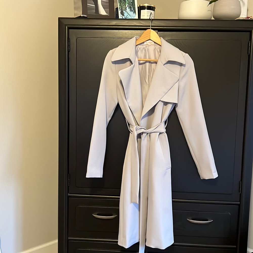 Drape Trench Coat